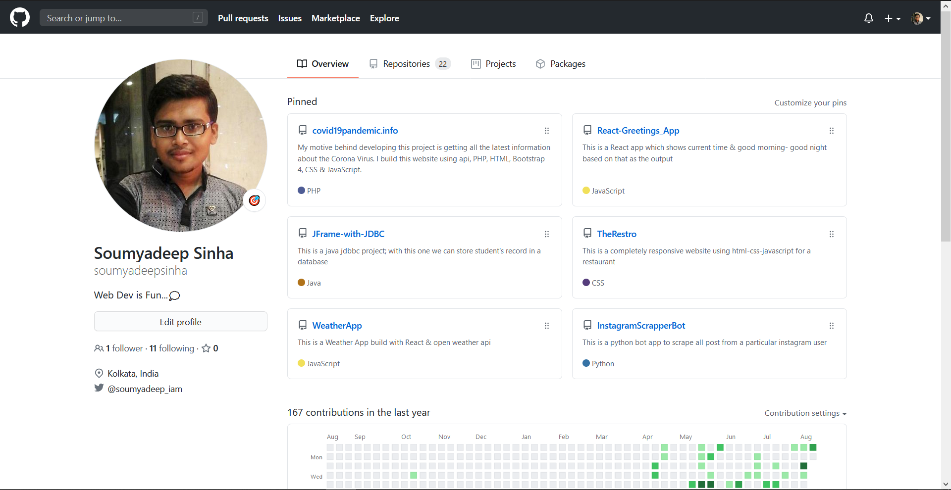 Github Profile